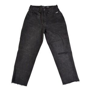 Old Navy Curvy Sky-Hi Straight Jeans NWT Extra High-Rise Womens Size 8 Black